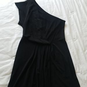 BCBGeneration black one shoulder dress